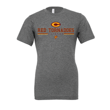 Load image into Gallery viewer, Red Tornadoes Simple Unisex Bella Canvas Crew Neck