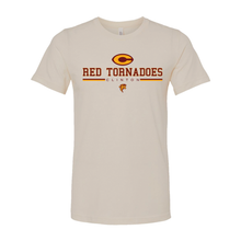 Load image into Gallery viewer, Red Tornadoes Simple Unisex Bella Canvas Crew Neck