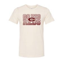 Load image into Gallery viewer, Go Big Reds Unisex Bella Canvas Crew Neck Short Sleeve