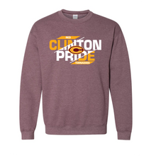 Load image into Gallery viewer, Clinton Pride Unisex Gildan Crew Sweatshirt