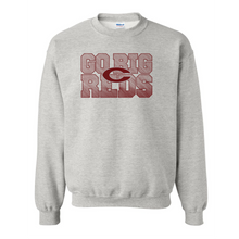 Load image into Gallery viewer, Go Big Reds Unisex Gildan Crew Sweatshirt