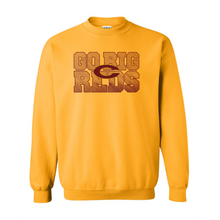 Load image into Gallery viewer, Go Big Reds Unisex Gildan Crew Sweatshirt