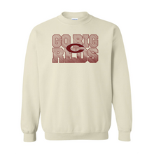 Load image into Gallery viewer, Go Big Reds Unisex Gildan Crew Sweatshirt