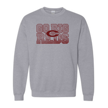 Load image into Gallery viewer, Go Big Reds Unisex Gildan Crew Sweatshirt