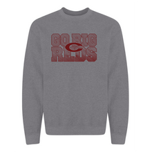Load image into Gallery viewer, Go Big Reds Unisex Gildan Crew Sweatshirt
