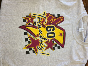 Go Tornadoes/Checkered Design Youth Tees