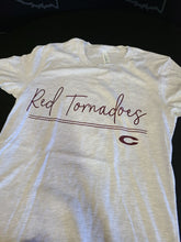 Load image into Gallery viewer, Cursive Red Tornadoes Tee