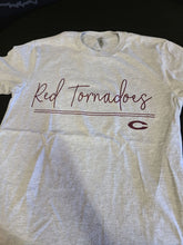 Load image into Gallery viewer, Cursive Red Tornadoes Tee
