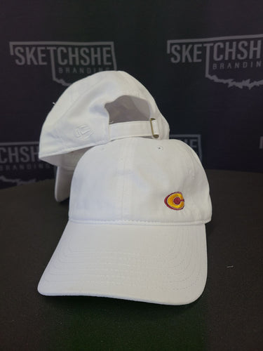 White Clinton C cap