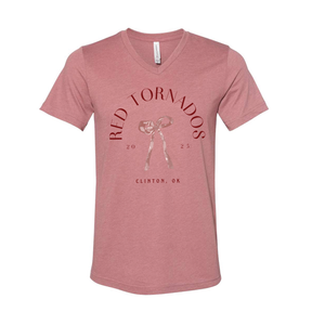 Dainty Reds Unisex Bella Canvas V-Neck