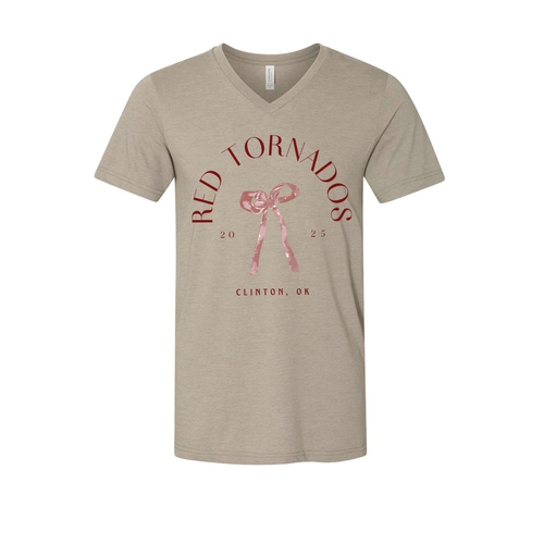 Dainty Reds Unisex Bella Canvas V-Neck