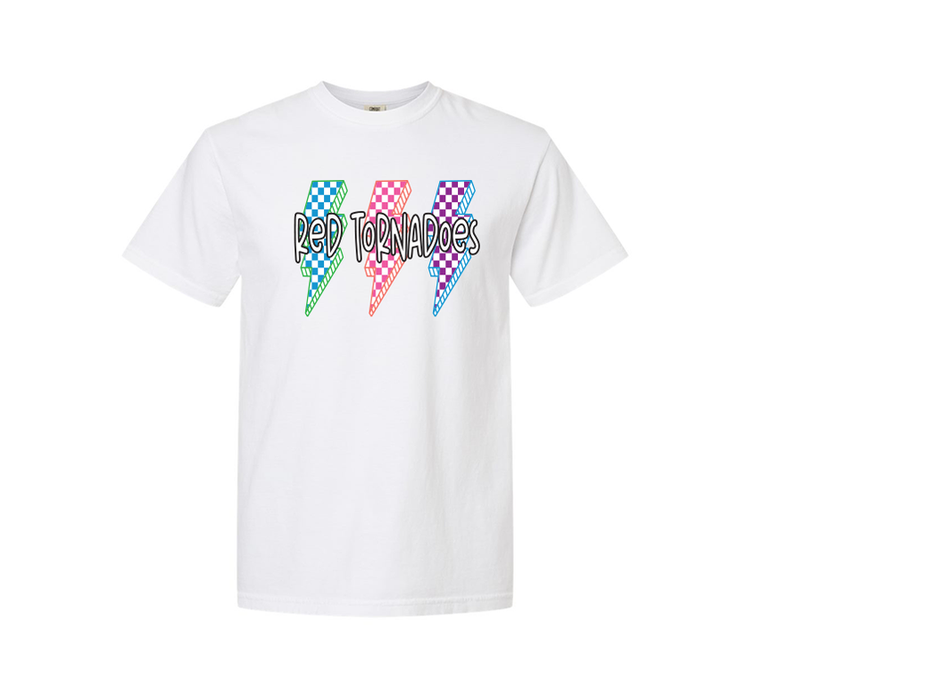 Lightning Bright colors Unisex Bella Canvas Crew Neck Short Sleeve