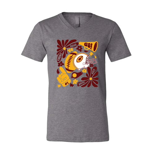 Game Day Unisex Bella Canvas V-Neck