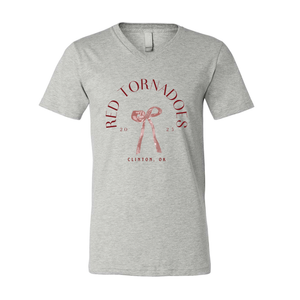 Dainty Reds Unisex Bella Canvas V-Neck