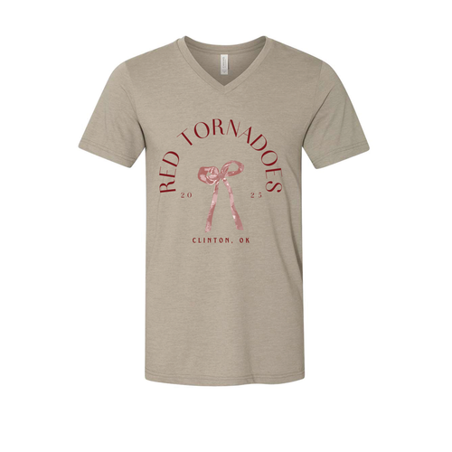 Dainty Reds Unisex Bella Canvas V-Neck