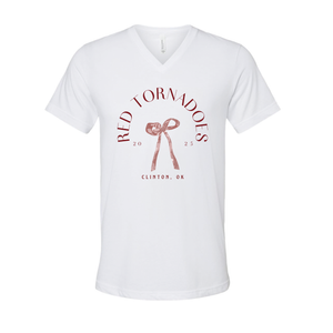 Dainty Reds Unisex Bella Canvas V-Neck