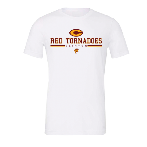 Red Tornadoes Simple Unisex Bella Canvas Crew Neck