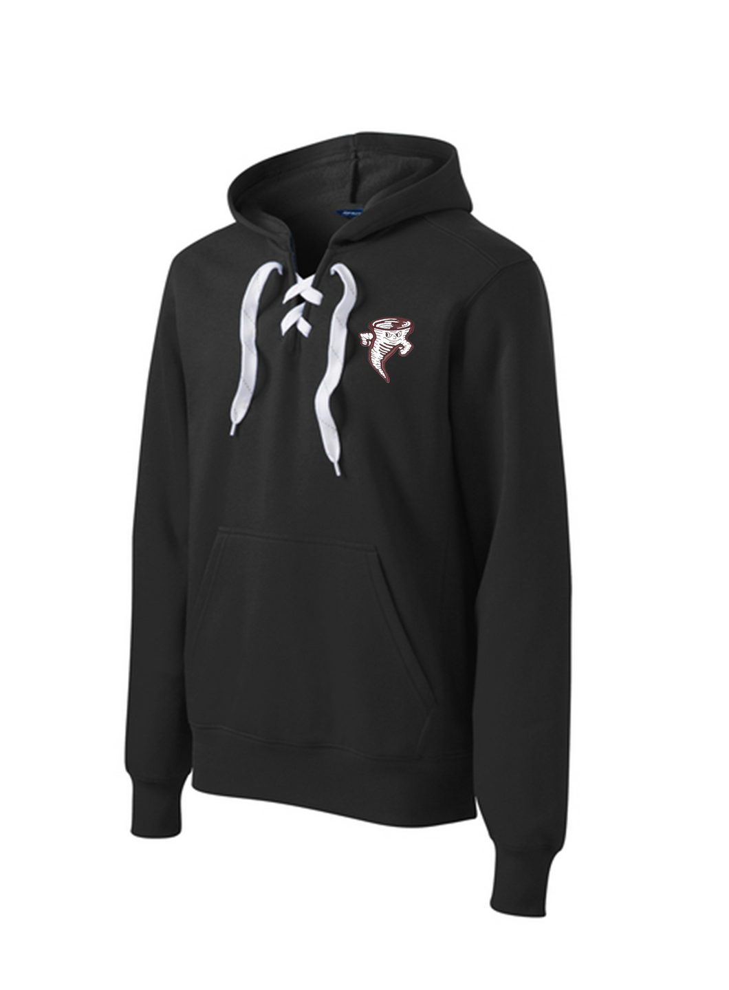 Clinton Tornado Lace up pull over hooded sweatshirt