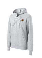 Load image into Gallery viewer, Clinton C Lace up pull over hooded sweatshirt