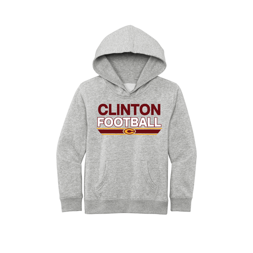 Clinton Football Design Youth District Hoodie