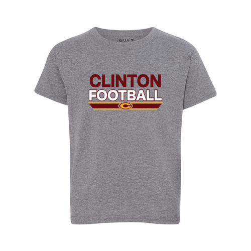 Clinton Football Gildan Youth Short sleeve