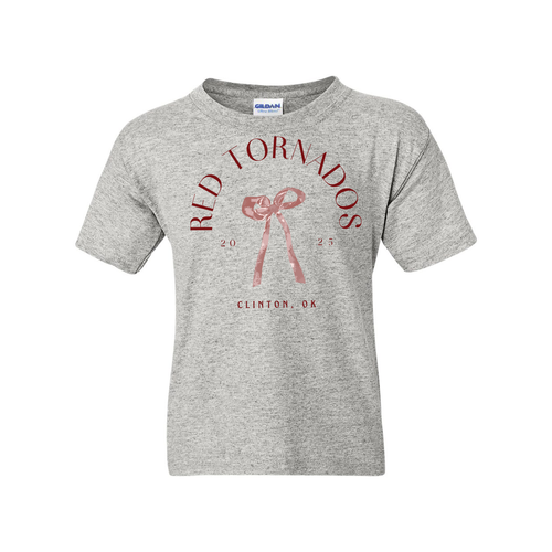 Dainty Reds Design Youth Gildan Short Sleeve Crew Neck