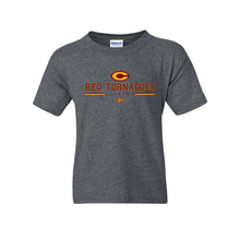 Load image into Gallery viewer, Red Tornadoes Clinton Youth Gildan Short Sleeve Crew Neck