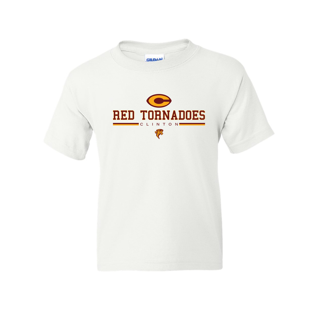 Red Tornadoes Gildan Youth Short sleeve