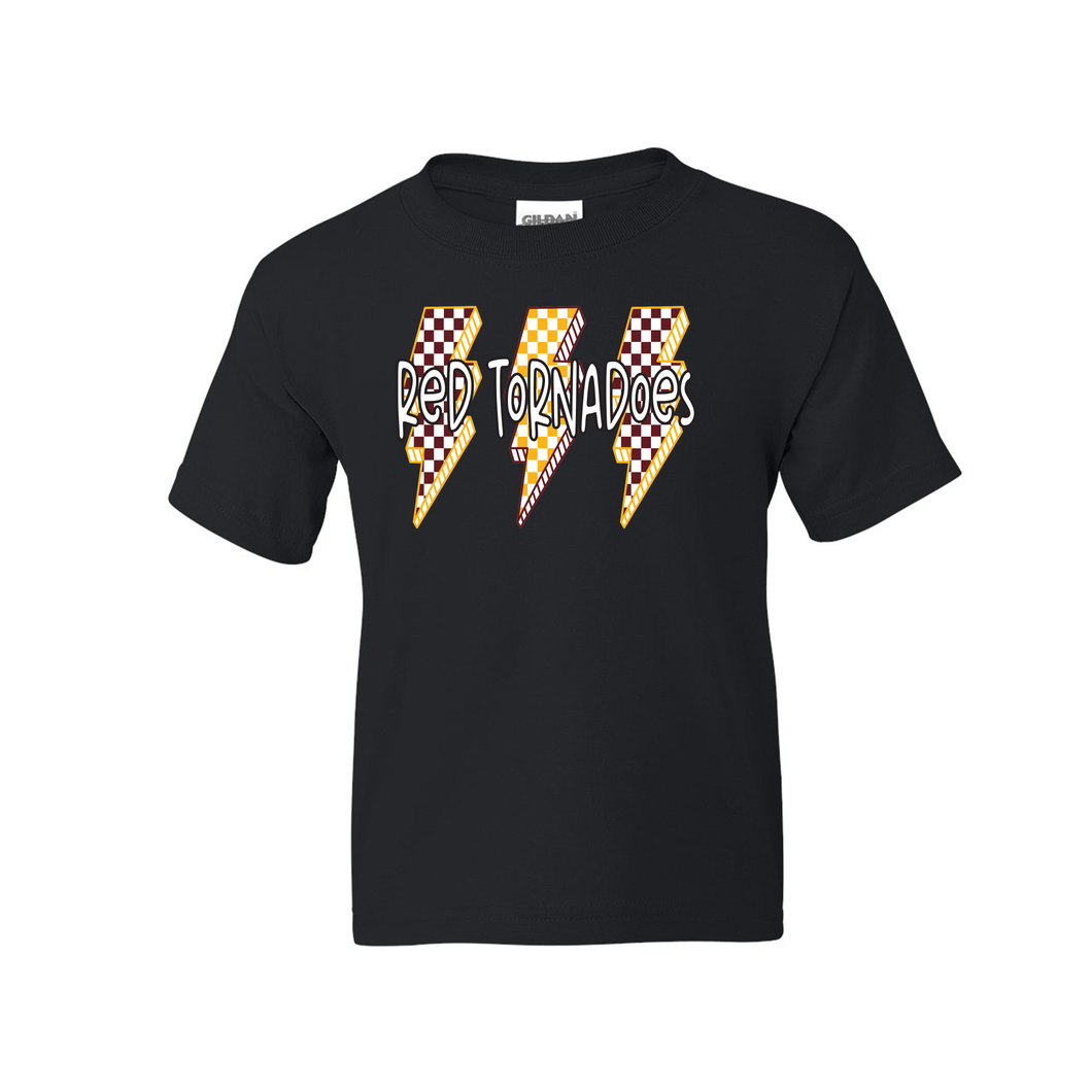 Lightning Traditional Colors Youth Gildan Short Sleeve Crew Neck