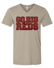 Load image into Gallery viewer, Go Big Reds Unisex Bella Canvas V-Neck