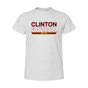 Clinton Football Youth LAT Short Sleeve Crew Neck