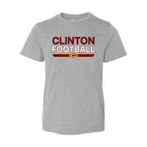 Clinton Football Youth LAT Short Sleeve Crew Neck