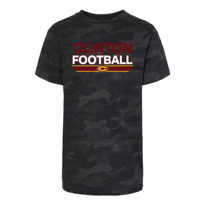 Clinton Football Youth LAT Short Sleeve Crew Neck