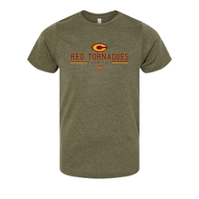 Load image into Gallery viewer, Red Tornadoes Clinton Youth LAT Short Sleeve Crew Neck
