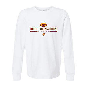 Red Tornadoes Clinton Youth Next Level Long Sleeve
