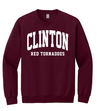 Load image into Gallery viewer, Clinton School Adult Curved Clinton Gildan Crewneck