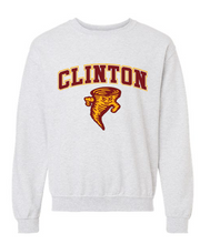 Load image into Gallery viewer, Clinton School Adult Curved Clinton Tornado Gildan Crewneck