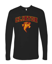 Load image into Gallery viewer, Clinton School Adult Curved Clinton Tornado Gildan Long-sleeve
