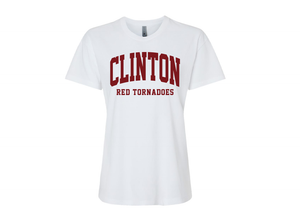 Clinton School Women's Short Sleeve Curved Clinton