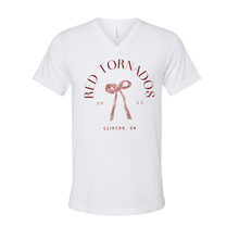 Load image into Gallery viewer, Dainty Reds Unisex Bella Canvas V-Neck