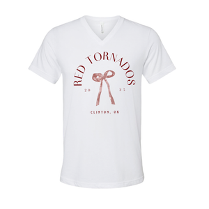 Dainty Reds Unisex Bella Canvas V-Neck