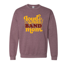 Load image into Gallery viewer, Band Mom Unisex Gildan Crew Sweatshirt
