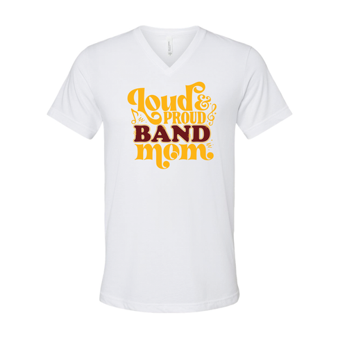 Band Mom Unisex Bella Canvas V-Neck