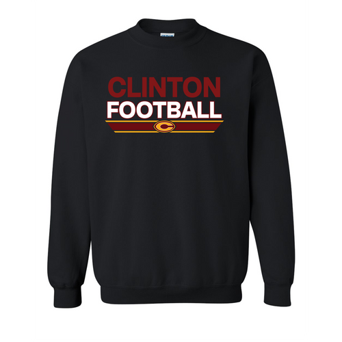 Clinton Football Unisex Gildan Crew Sweatshirt 2024-2025