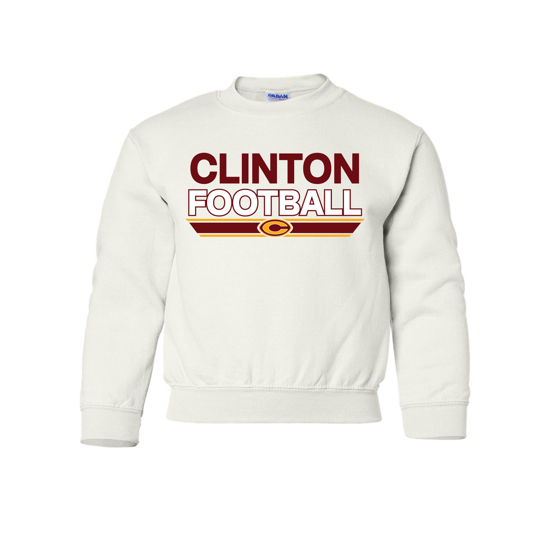 Clinton Football Youth Gildan Sweatshirt