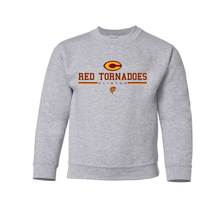 Load image into Gallery viewer, Red Tornadoes Clinton Youth Gildan Sweatshirt
