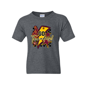 Go Tornadoes/Checkered Design Youth Tees