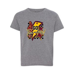 Go Tornadoes/Checkered Design Youth Tees