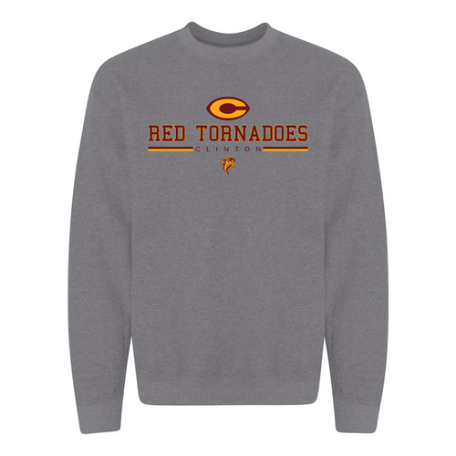 Red Tornadoes Simple Unisex Gildan Crew Sweatshirt