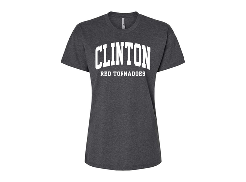 Clinton School Women's Short Sleeve Curved Clinton